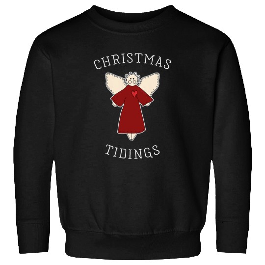 Folk Art Angel Christmas Sweatshirts