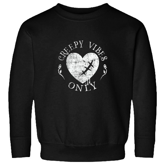 Creepy Halloween Horror Spooky Graphic Artwork Sweatshirts