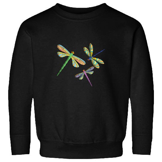 Dragonfly I Nature Art I Insect Lover I Bug I Dragonfly Sweatshirts