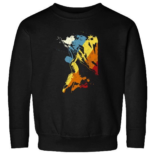 Climbing Climber vintages mountaineer climbing climber bouldering Climb Sweatshirts