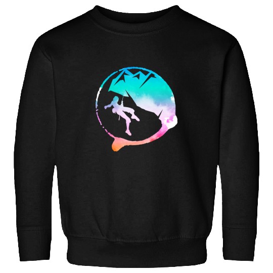 Climbing Climber mountaineering mountain bouldering 515 mountain Climb Sweatshirts