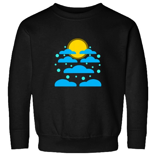 Cute Drawing Painting Artwork Creative Illustration Circle Sweatshirts