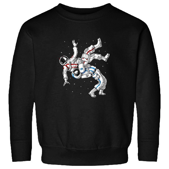 Astronauts Wrestling JiuJitsu Judo Martial Arts Wrestlers Sweatshirts