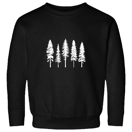 Hiking Hiker Pine Tree Evergreen Trees Hiking Gifts for Nature Lover Hike Sweatshirts