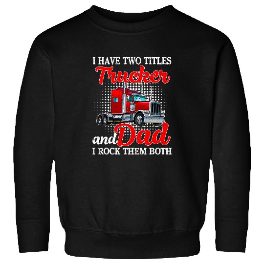 Mens Retro bests Trucker Dad Big Rig Semi Truck Driver Christmas 11 1 Sweatshirts