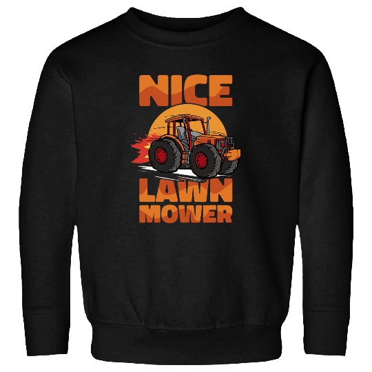 Tractor Pulling Nice Lawnmower Driver Tractor Pull Farmer Sweatshirts
