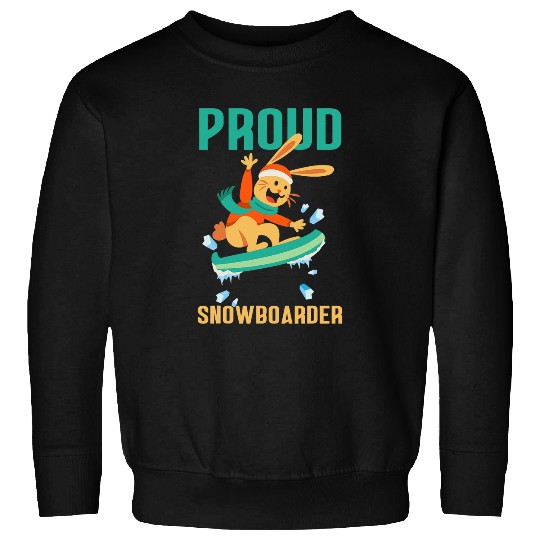 Skiing Ski Proud Snowboarder Lover Snowboard Snowboarding Sweatshirts