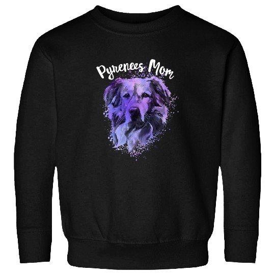 Dog Great Pyrenees Mom Dog Mom For Her Women Girls Birthday Mothers Day 197 paw Sweatshirts