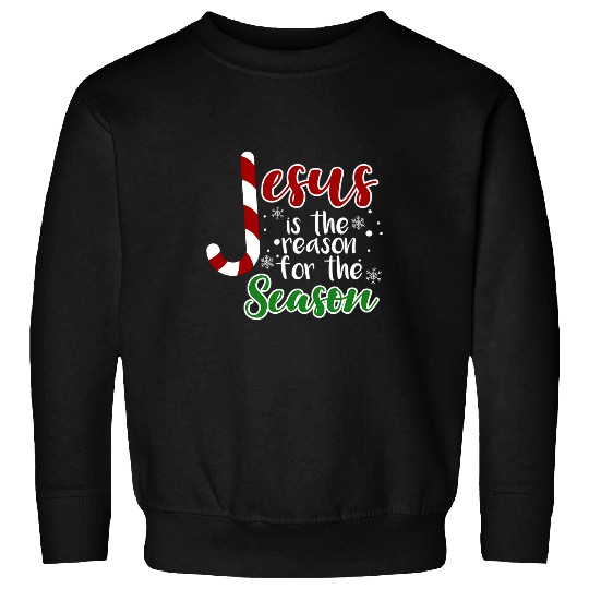 Christian Jesus Christ Christian Jesus Is The Reason For The Season Fitted Scoop 228 Bible Verse Christ Sweatshirts