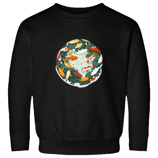 Charm and Sweetness Kawaii Japan Koi Fish Spirit of Japan Sweatshirts