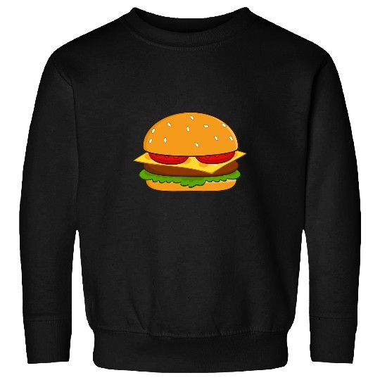 Cheeseburger with Lettuce and Tomato Sweatshirts
