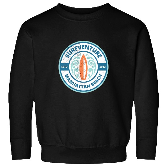 Surf Life Manhattan Beach Surfing Surfboard Surf Sweatshirts