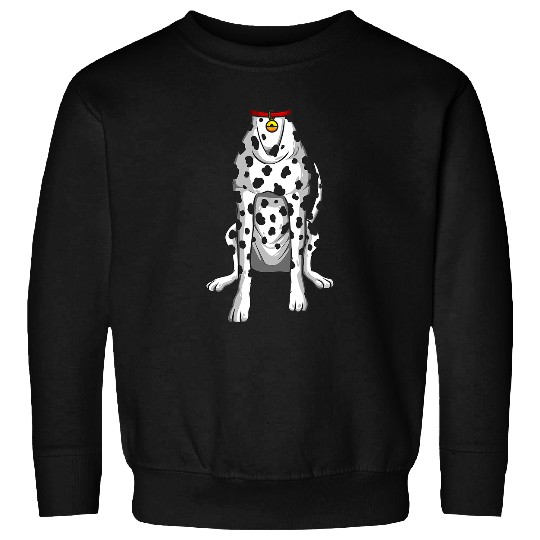 Dalmatian Costume HalloweenCool Simple Animal Funny 252 Dog Lover Dalmatians Dog Sweatshirts