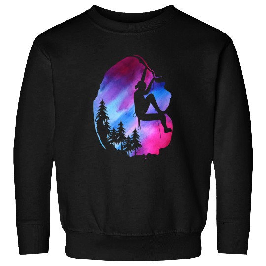 Climbing Climber rock climbing rock climber mountains bouldering climb mountain 346 Climb Sweatshirts