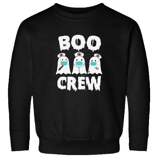 halloween nurses nursing cute health worker halloween pattern 2 Sweatshirts