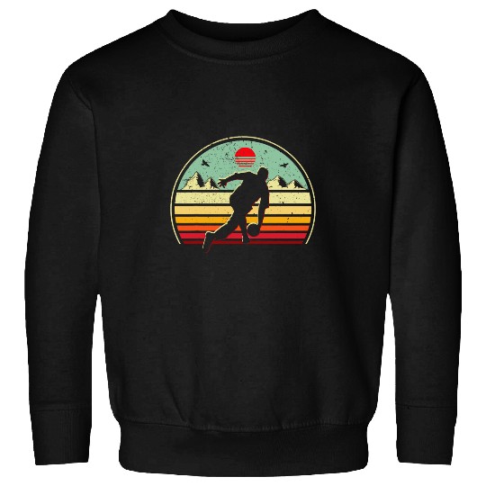 Bowling sports lover retro vintages sunset art bowler gift Sweatshirts