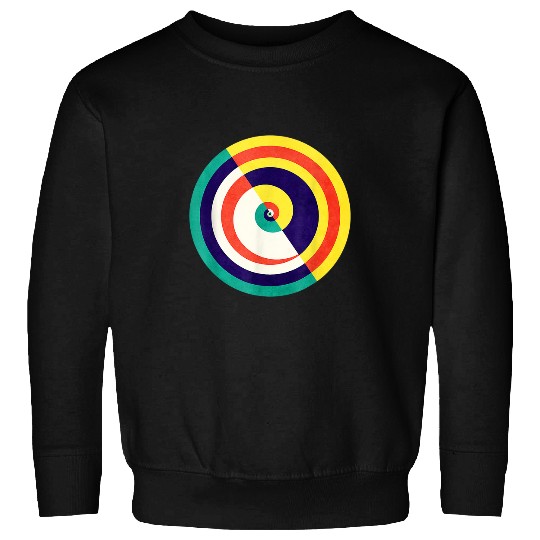 Circle Digital Geometric Painting 1 Sweatshirts