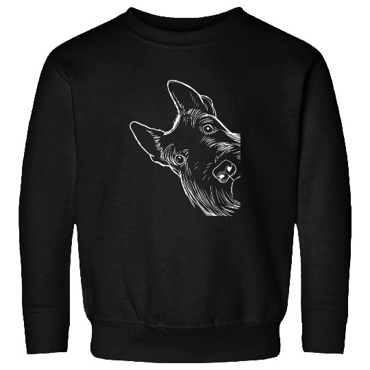 Dog Scottish Terrier Funny Scottie Dog Scottish Terrier Sweatshirts