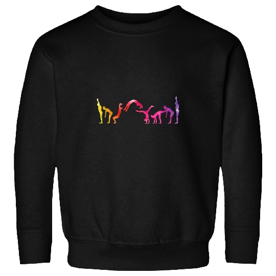 Gymnastics Art Competitive Sport Gymnastic Painting Sweatshirts