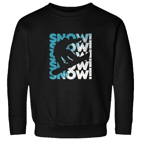 Skiing Ski New Snowboarding Season Grunge Snowboarder Sweatshirts