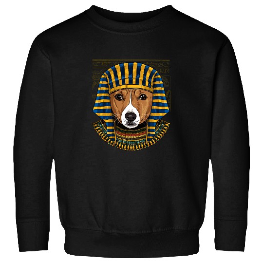 Christian Ancient Egyptian Goddess African Basenji Pyramid Dog Lovers Christ Sweatshirts