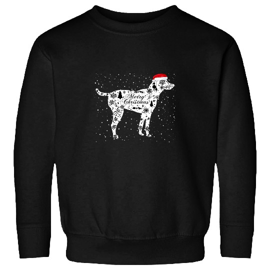 Merry xmass Black Tan Virginia Foxhound Dog Christmas Sweatshirts