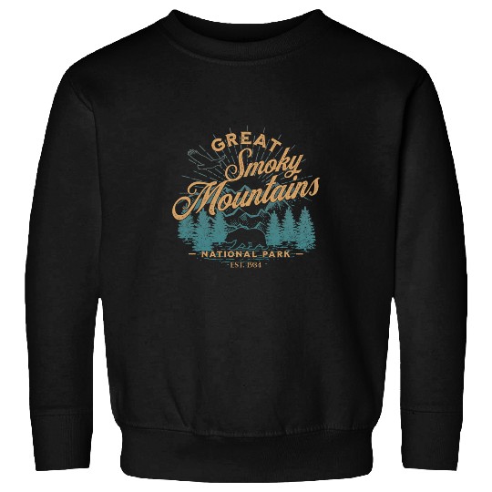 Great Smoky Mountains National Park Souvenir Bear Hiking Sweatshirts