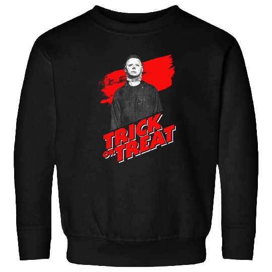 Halloween Michael Myers Trick Or Treat Portrait Sweatshirts