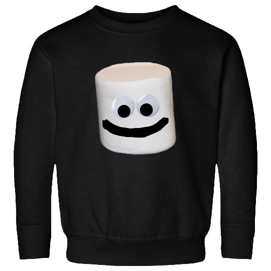 Googly Eyes Fun Pop Art Marshmallow Sweatshirts