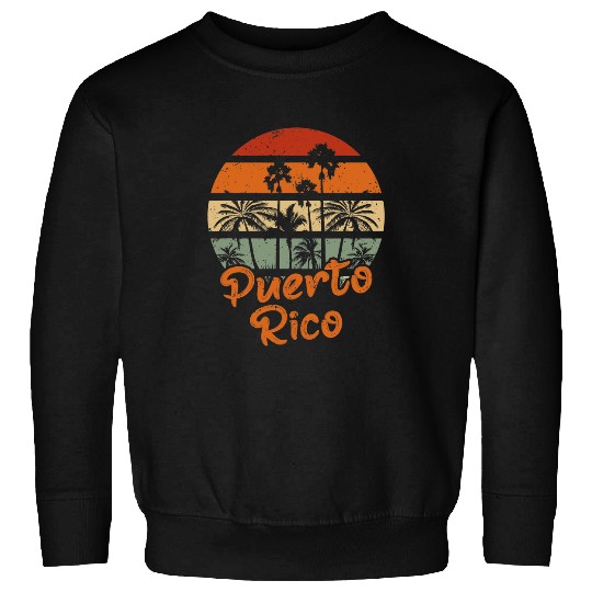 Surf Life Puerto Rico Surfing vintages 1 Sweatshirts