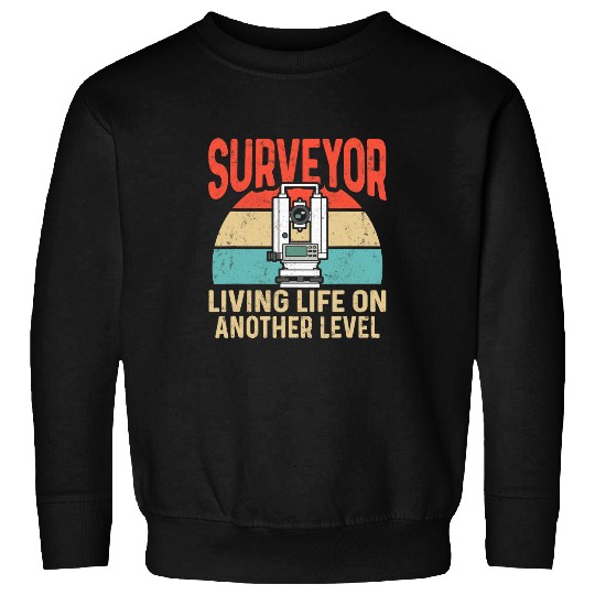 Land Surveying Cartographer Land Surveyor 3 Sweatshirts