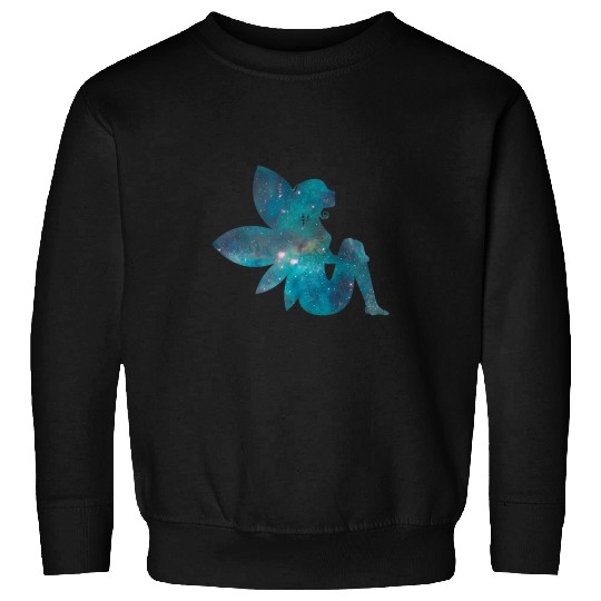 Galaxy Pixie Blue Magic Space Stars Art Sweatshirts