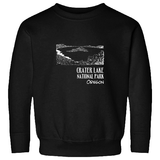 Crater Lake National Park Oregon Cascade Mountains Souvenir Sweatshirts