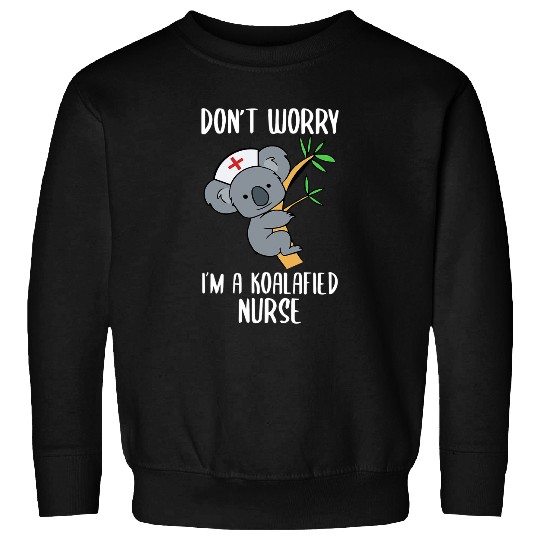 Funny Bear Funny nurses KoalaKoala Koalafied Nursing Qualified Cute Bears Sweatshirts