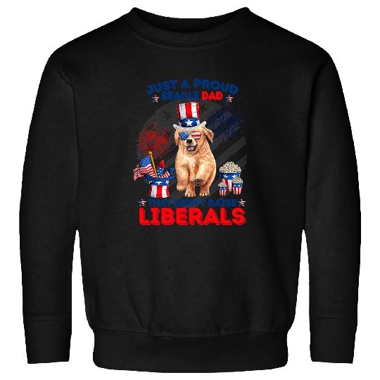 Goldie Just A Proud Golden retriever Dad That Didnt Raise Liberals 744 Golden Retriever Dog Sweatshirts