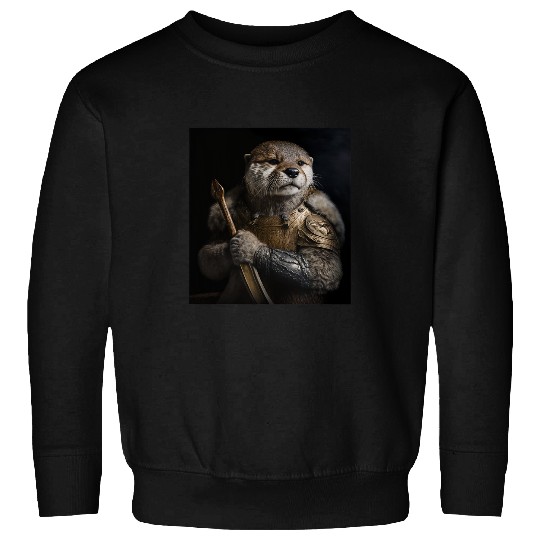 Otters Sea Otter Lover Funny Design Sweatshirts