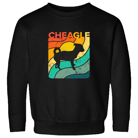 Cheagle vintages Sunset Mom Dad Sweatshirts