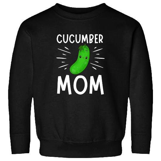 Funny Cucumber Mom Vegetable Mothers Day Gardener Lover Sweatshirts