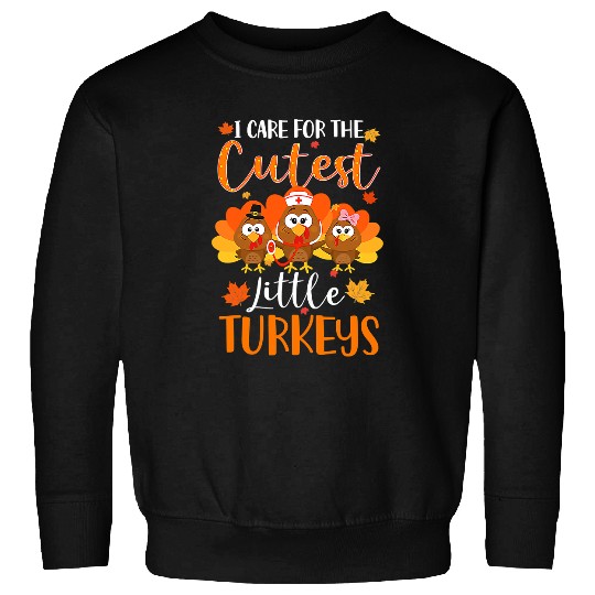 Nursing nurses Turkey Thanksgiving nurses Day Womens NICU nurses 30 Sweatshirts