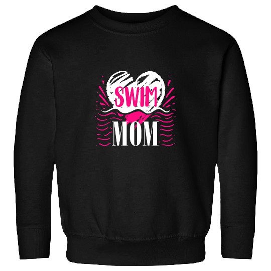 Swimming Pool Proud Swimmers Mother Cool Swim Mom Sweatshirts