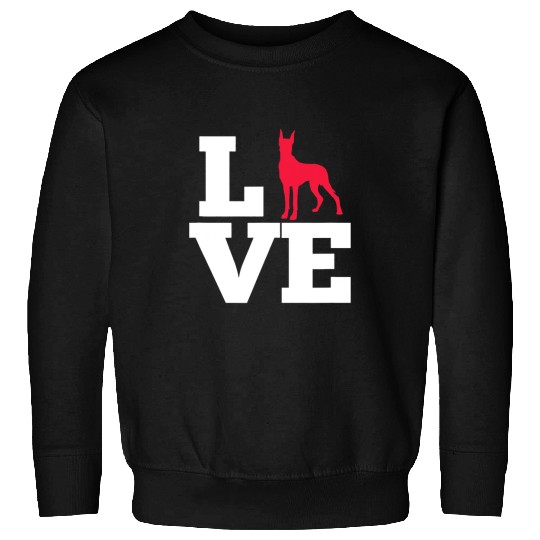 Dog Great Dane Love Great Dane Dog Lover Dog Mom Dad Sweatshirts