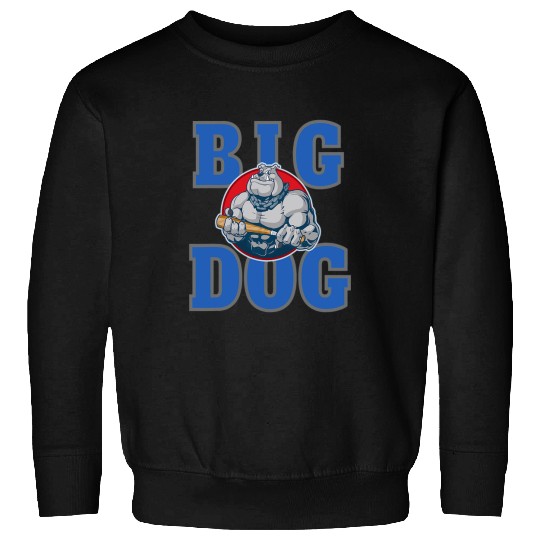 Big Dog Colorful Comic Dog Illustration Novelty Art Design 1 Sweatshirts