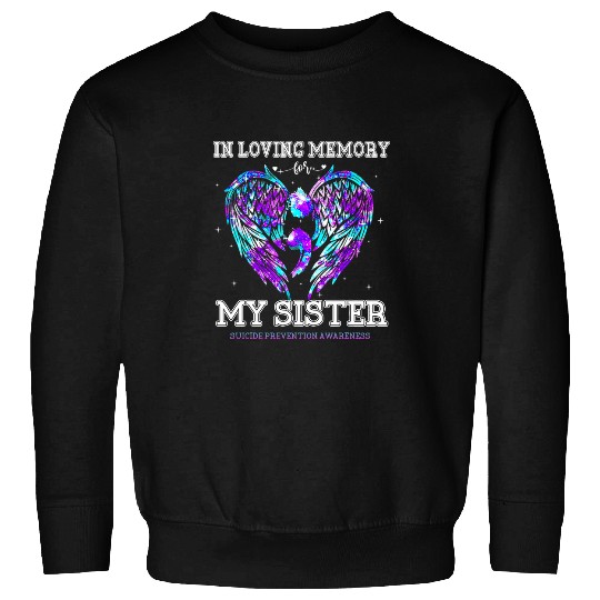 In Loving Memory For My Mom Feather Twinkle semicolon Sweatshirts
