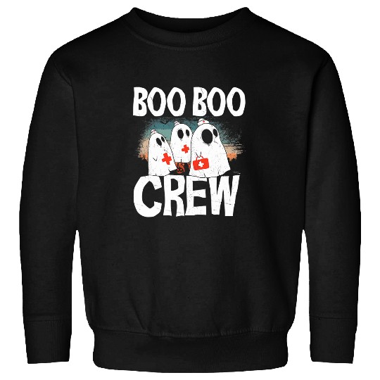 Nursing Spooky Nursing Boo Boo Crew nurses Halloween nurses 90 Sweatshirts