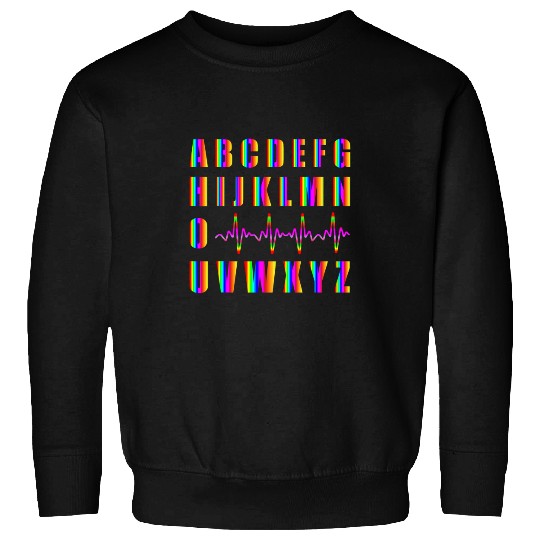 PQRST nurses Funny EKG Registered Nursing Student RN Sweatshirts