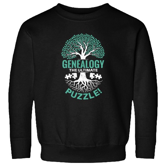 Genealogist Genealogy The Ultimate Puzzle Family Ancestry Sweatshirts