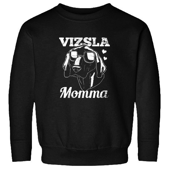Dog Vizsla Momma Dog Mom Mama Gift Sweatshirts