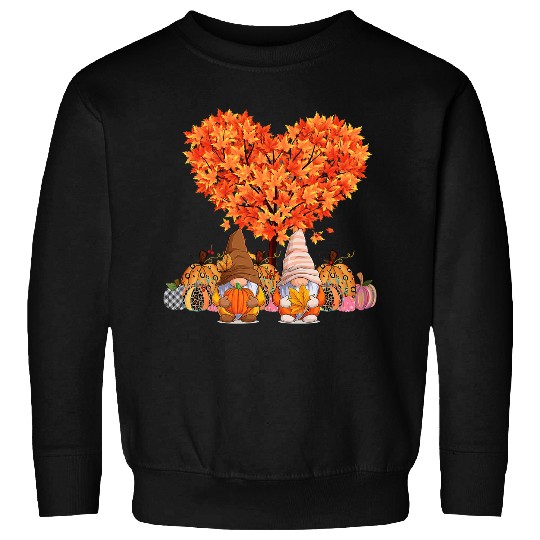 Its Fall Yall Cute Gnomes Pumpkin Autumn Tree Fall Leaves 453 Sweatshirts