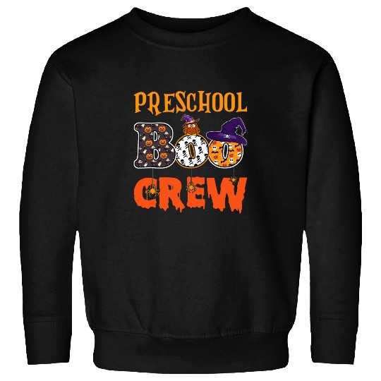 Preschool Boo Crew Halloween Prek Preschool Teacher Student Sweatshirts