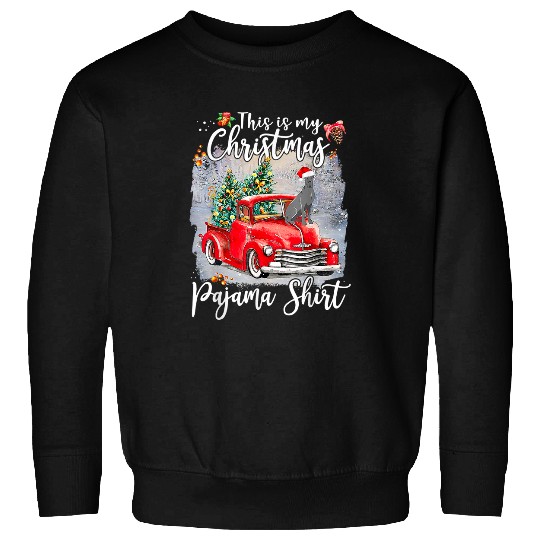 Dog Great Dane This Is My Christmas Pajama Great Dane xmass Dog Lover 9 Sweatshirts